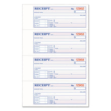 Load image into Gallery viewer, Adams® wholesale. Tops 3-part Hardbound Receipt Book, 7 X 2 3-4, Carbonless, 200 Sets-book. HSD Wholesale: Janitorial Supplies, Breakroom Supplies, Office Supplies.