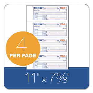 Adams® wholesale. Tops 3-part Hardbound Receipt Book, 7 X 2 3-4, Carbonless, 200 Sets-book. HSD Wholesale: Janitorial Supplies, Breakroom Supplies, Office Supplies.