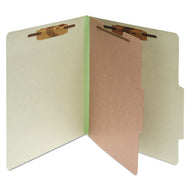 ACCO wholesale. Pressboard Classification Folders, 1 Divider, Legal Size, Leaf Green, 10-box. HSD Wholesale: Janitorial Supplies, Breakroom Supplies, Office Supplies.