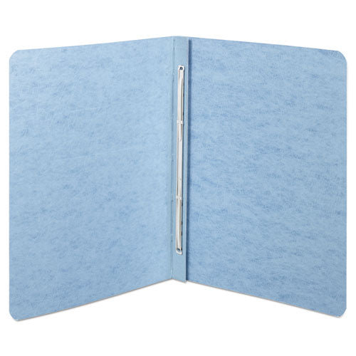 ACCO wholesale. Presstex Report Cover, Top Bound, Prong Clip, Letter, 2" Cap, Light Blue. HSD Wholesale: Janitorial Supplies, Breakroom Supplies, Office Supplies.