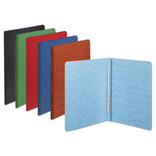 Load image into Gallery viewer, ACCO wholesale. Presstex Report Cover, Side Bound, Prong Clip, Letter, 3&quot; Cap, Light Blue. HSD Wholesale: Janitorial Supplies, Breakroom Supplies, Office Supplies.