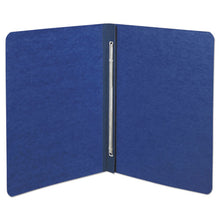 Load image into Gallery viewer, ACCO wholesale. Presstex Report Cover, Side Bound, Prong Clip, Letter, 3&quot; Cap, Dark Blue. HSD Wholesale: Janitorial Supplies, Breakroom Supplies, Office Supplies.