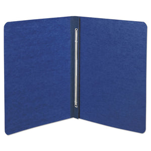 ACCO wholesale. Presstex Report Cover, Side Bound, Prong Clip, Letter, 3" Cap, Dark Blue. HSD Wholesale: Janitorial Supplies, Breakroom Supplies, Office Supplies.