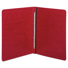 Load image into Gallery viewer, ACCO wholesale. Presstex Report Cover, Side Bound, Prong Clip, Letter, 3&quot; Cap, Executive Red. HSD Wholesale: Janitorial Supplies, Breakroom Supplies, Office Supplies.