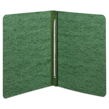 Load image into Gallery viewer, ACCO wholesale. Pressboard Report Cover, Prong Clip, Letter, 3&quot; Capacity, Dark Green. HSD Wholesale: Janitorial Supplies, Breakroom Supplies, Office Supplies.