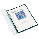 ACCO wholesale. Accohide Frosted Front Report Covers, Letter Size, 500 Sheets, Black Back. HSD Wholesale: Janitorial Supplies, Breakroom Supplies, Office Supplies.