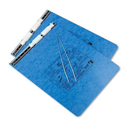 ACCO wholesale. Presstex Covers With Storage Hooks, 2 Posts, 6" Capacity, 9.5 X 11, Light Blue. HSD Wholesale: Janitorial Supplies, Breakroom Supplies, Office Supplies.