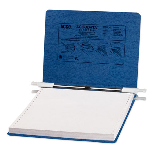 ACCO wholesale. Presstex Covers With Storage Hooks, 2 Posts, 6" Capacity, 9.5 X 11, Dark Blue. HSD Wholesale: Janitorial Supplies, Breakroom Supplies, Office Supplies.