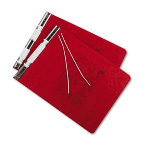 ACCO wholesale. Presstex Covers With Storage Hooks, 2 Posts, 6" Capacity, 9.5 X 11, Executive Red. HSD Wholesale: Janitorial Supplies, Breakroom Supplies, Office Supplies.