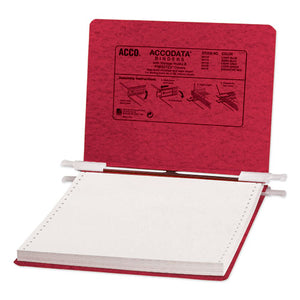 ACCO wholesale. Presstex Covers With Storage Hooks, 2 Posts, 6" Capacity, 9.5 X 11, Executive Red. HSD Wholesale: Janitorial Supplies, Breakroom Supplies, Office Supplies.