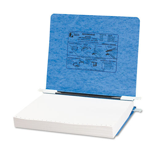 ACCO wholesale. Presstex Covers With Storage Hooks, 2 Posts, 6" Capacity, 11 X 8.5, Light Blue. HSD Wholesale: Janitorial Supplies, Breakroom Supplies, Office Supplies.