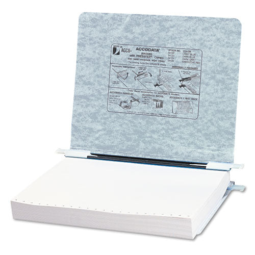 ACCO wholesale. Presstex Covers With Storage Hooks, 2 Posts, 6" Capacity, 11 X 8.5, Light Gray. HSD Wholesale: Janitorial Supplies, Breakroom Supplies, Office Supplies.