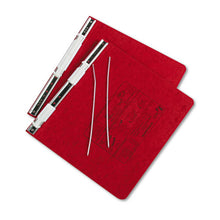 Load image into Gallery viewer, ACCO wholesale. Presstex Covers With Storage Hooks, 2 Posts, 6&quot; Capacity, 11 X 8.5, Executive Red. HSD Wholesale: Janitorial Supplies, Breakroom Supplies, Office Supplies.