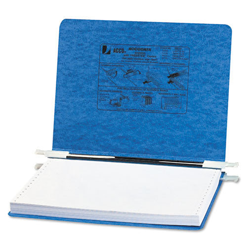 ACCO wholesale. Presstex Covers With Storage Hooks, 2 Posts, 6" Capacity, 12 X 8.5, Light Blue. HSD Wholesale: Janitorial Supplies, Breakroom Supplies, Office Supplies.