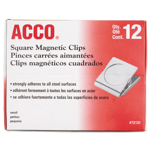 ACCO wholesale. Magnetic Clips, 0.88", Silver. HSD Wholesale: Janitorial Supplies, Breakroom Supplies, Office Supplies.