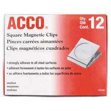 Load image into Gallery viewer, ACCO wholesale. Magnetic Clips, 1&quot;, Silver. HSD Wholesale: Janitorial Supplies, Breakroom Supplies, Office Supplies.