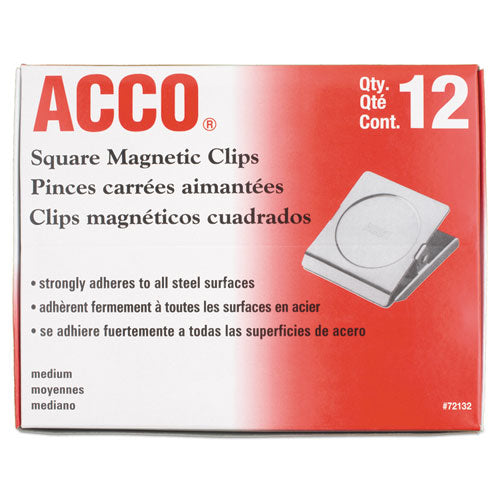 ACCO wholesale. Magnetic Clips, 1", Silver. HSD Wholesale: Janitorial Supplies, Breakroom Supplies, Office Supplies.