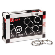 ACCO wholesale. Metal Book Rings, 3-4