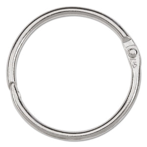 ACCO wholesale. Metal Book Rings, 1 1-2" Diameter, 100 Rings-box. HSD Wholesale: Janitorial Supplies, Breakroom Supplies, Office Supplies.