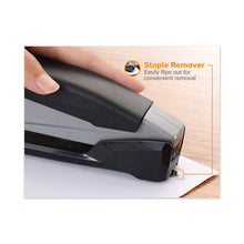 Load image into Gallery viewer, Bostitch® wholesale. Inpower Spring-powered Premium Desktop Stapler, 28-sheet Capacity, Black-gray. HSD Wholesale: Janitorial Supplies, Breakroom Supplies, Office Supplies.