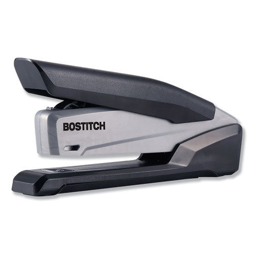 Bostitch® wholesale. Inpower Spring-powered Premium Desktop Stapler, 28-sheet Capacity, Black-gray. HSD Wholesale: Janitorial Supplies, Breakroom Supplies, Office Supplies.