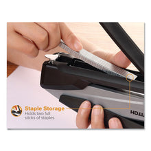 Load image into Gallery viewer, Bostitch® wholesale. Inpower Spring-powered Premium Desktop Stapler, 28-sheet Capacity, Black-gray. HSD Wholesale: Janitorial Supplies, Breakroom Supplies, Office Supplies.