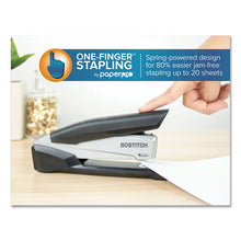 Load image into Gallery viewer, Bostitch® wholesale. Inpower Spring-powered Premium Desktop Stapler, 28-sheet Capacity, Black-gray. HSD Wholesale: Janitorial Supplies, Breakroom Supplies, Office Supplies.