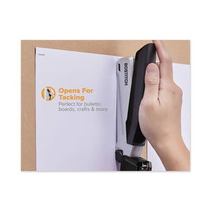 Bostitch® wholesale. Inpower Spring-powered Premium Desktop Stapler, 28-sheet Capacity, Black-silver. HSD Wholesale: Janitorial Supplies, Breakroom Supplies, Office Supplies.