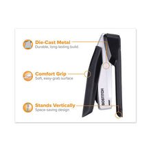 Load image into Gallery viewer, Bostitch® wholesale. Inpower Spring-powered Premium Desktop Stapler, 28-sheet Capacity, Black-silver. HSD Wholesale: Janitorial Supplies, Breakroom Supplies, Office Supplies.