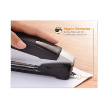 Load image into Gallery viewer, Bostitch® wholesale. Inpower Spring-powered Premium Desktop Stapler, 28-sheet Capacity, Black-silver. HSD Wholesale: Janitorial Supplies, Breakroom Supplies, Office Supplies.