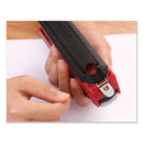 Bostitch® wholesale. Inpower Spring-powered Premium Desktop Stapler, 28-sheet Capacity, Red-silver. HSD Wholesale: Janitorial Supplies, Breakroom Supplies, Office Supplies.