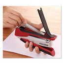Bostitch® wholesale. Inpower Spring-powered Premium Desktop Stapler, 28-sheet Capacity, Red-silver. HSD Wholesale: Janitorial Supplies, Breakroom Supplies, Office Supplies.