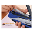 Bostitch® wholesale. Inpower Spring-powered Premium Desktop Stapler, 28-sheet Capacity, Blue-silver. HSD Wholesale: Janitorial Supplies, Breakroom Supplies, Office Supplies.