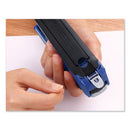 Bostitch® wholesale. Inpower Spring-powered Premium Desktop Stapler, 28-sheet Capacity, Blue-silver. HSD Wholesale: Janitorial Supplies, Breakroom Supplies, Office Supplies.