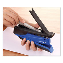 Load image into Gallery viewer, Bostitch® wholesale. Inpower Spring-powered Desktop Stapler, 20-sheet Capacity, Blue. HSD Wholesale: Janitorial Supplies, Breakroom Supplies, Office Supplies.