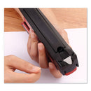 Bostitch® wholesale. Inpower Spring-powered Desktop Stapler, 20-sheet Capacity, Red. HSD Wholesale: Janitorial Supplies, Breakroom Supplies, Office Supplies.