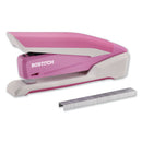 Bostitch® wholesale. Incourage Spring-powered Desktop Stapler, 20-sheet Capacity, Pink-white. HSD Wholesale: Janitorial Supplies, Breakroom Supplies, Office Supplies.
