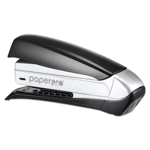 Bostitch® wholesale. Inspire Premium Spring-powered Full-strip Stapler, 20-sheet Capacity, Black-silver. HSD Wholesale: Janitorial Supplies, Breakroom Supplies, Office Supplies.
