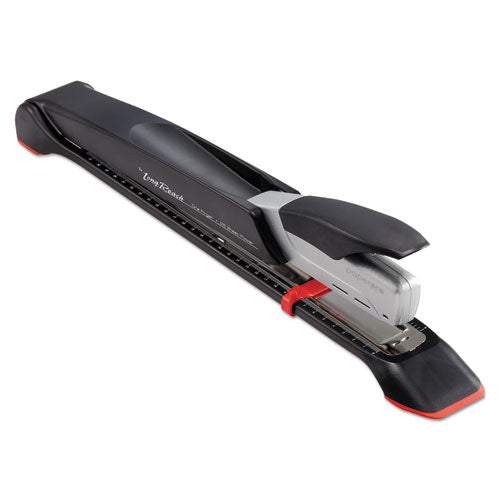 Bostitch® wholesale. Long Reach Stapler, 25-sheet Capacity, 12" Throat, Black-silver. HSD Wholesale: Janitorial Supplies, Breakroom Supplies, Office Supplies.
