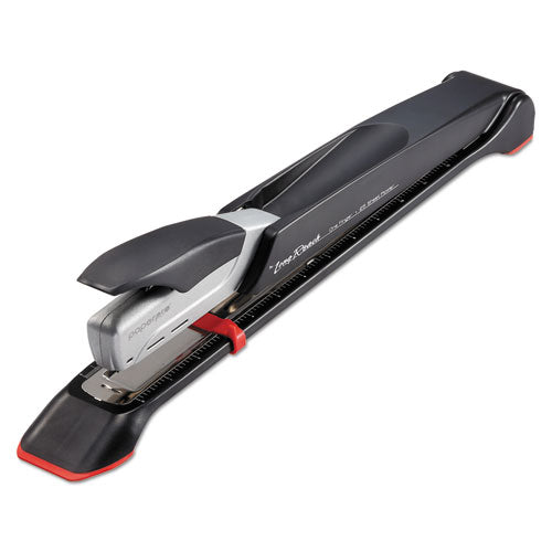 Bostitch® wholesale. Long Reach Stapler, 25-sheet Capacity, 12" Throat, Black-silver. HSD Wholesale: Janitorial Supplies, Breakroom Supplies, Office Supplies.