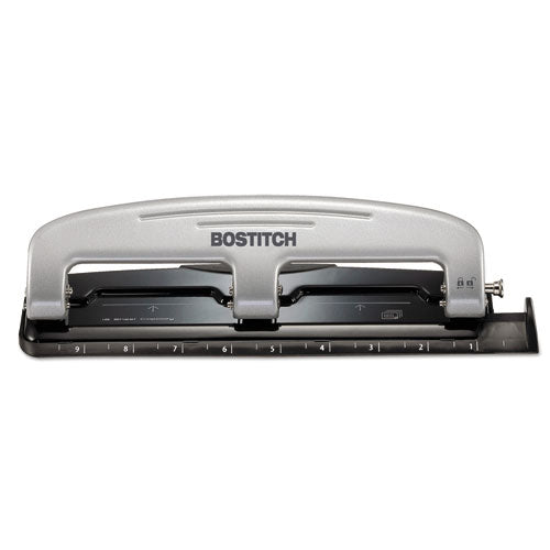 Bostitch® wholesale. Ez Squeeze Three-hole Punch, 12-sheet Capacity, Black-silver. HSD Wholesale: Janitorial Supplies, Breakroom Supplies, Office Supplies.