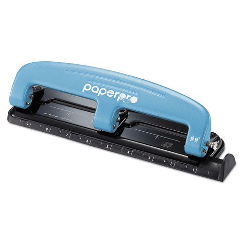 Bostitch® wholesale. Ez Squeeze Three-hole Punch, 12-sheet Capacity, Blue-black. HSD Wholesale: Janitorial Supplies, Breakroom Supplies, Office Supplies.