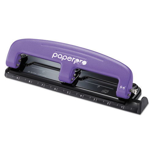 Bostitch® wholesale. Ez Squeeze Three-hole Punch, 12-sheet Capacity, Purple-black. HSD Wholesale: Janitorial Supplies, Breakroom Supplies, Office Supplies.