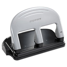 Load image into Gallery viewer, Bostitch® wholesale. Ez Squeeze Three-hole Punch, 40-sheet Capacity, Black-silver. HSD Wholesale: Janitorial Supplies, Breakroom Supplies, Office Supplies.