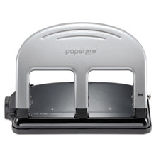 Load image into Gallery viewer, Bostitch® wholesale. Ez Squeeze Three-hole Punch, 40-sheet Capacity, Black-silver. HSD Wholesale: Janitorial Supplies, Breakroom Supplies, Office Supplies.