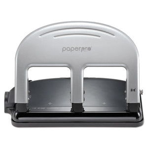 Bostitch® wholesale. Ez Squeeze Three-hole Punch, 40-sheet Capacity, Black-silver. HSD Wholesale: Janitorial Supplies, Breakroom Supplies, Office Supplies.