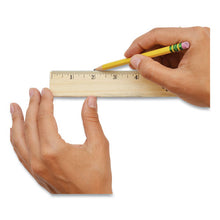 Load image into Gallery viewer, Westcott® wholesale. Wood Ruler With Single Metal Edge, 12&quot;. HSD Wholesale: Janitorial Supplies, Breakroom Supplies, Office Supplies.