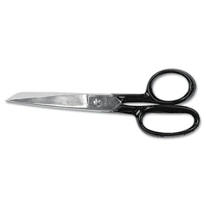 Clauss® wholesale. Hot Forged Carbon Steel Shears, 7" Long, 3.13" Cut Length, Black Straight Handle. HSD Wholesale: Janitorial Supplies, Breakroom Supplies, Office Supplies.