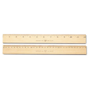 Westcott® wholesale. Wood Ruler, Metric And 1-16" Scale With Single Metal Edge, 30 Cm. HSD Wholesale: Janitorial Supplies, Breakroom Supplies, Office Supplies.