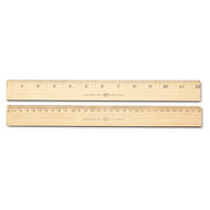 Westcott® wholesale. Wood Ruler, Metric And 1-16